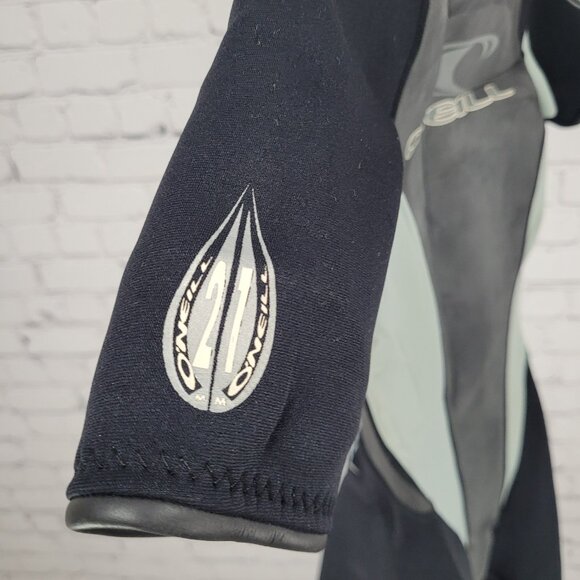 O'Neill Black & Grey Elite 2/1 MM Zipped Shorty Dive Wetsuit Youth Kids Size 8 - Picture 6 of 12